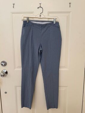 Calvin Klein Women’s Light Blue Casual Trousers Size Small Petite